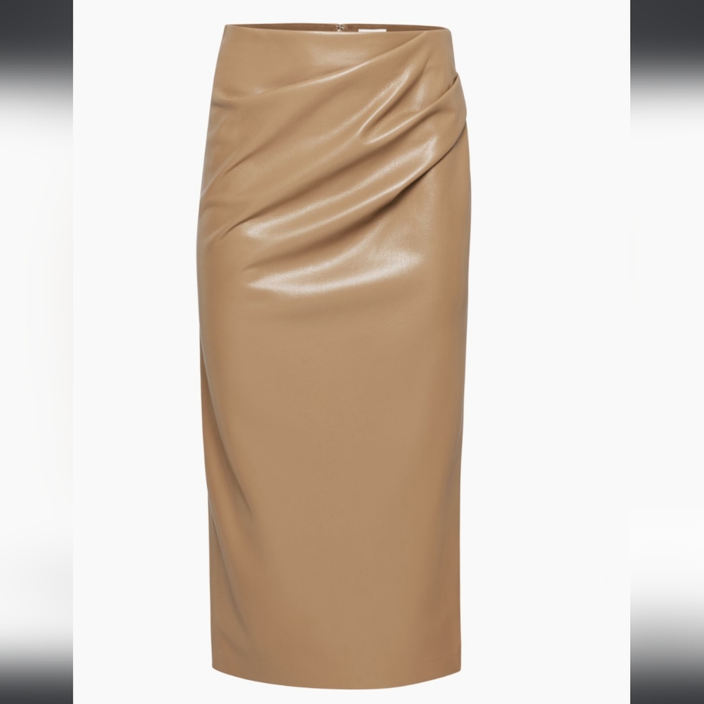 Vegan Leather Maxi Skirt